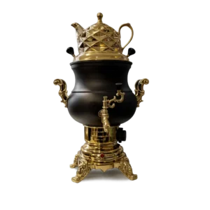 Schwarz-Goldener Samawar